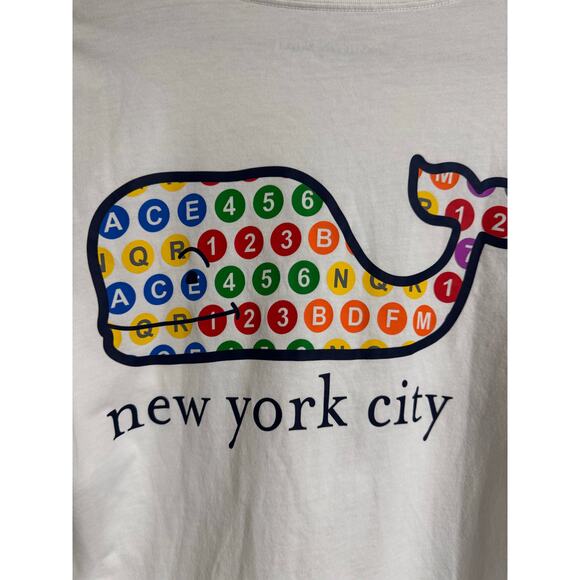 Vineyard Vines New York City Subway Long Sleeve Tee Small - Picture 2 of 5